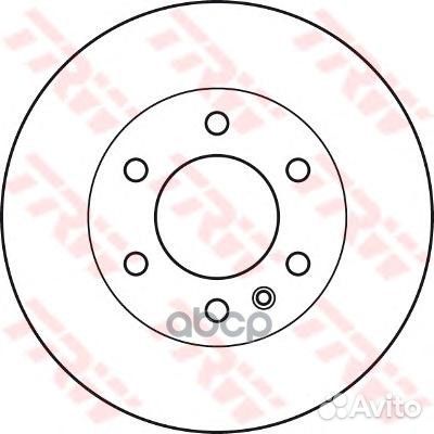 Торм.диск пер.вент.300x28 6 отв. DF4822S TRW