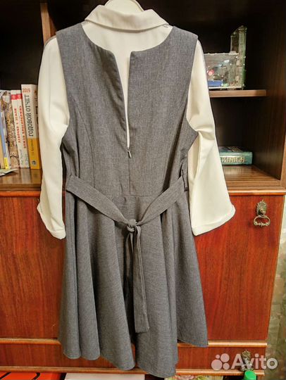 Школьная форма для девочки серая 140