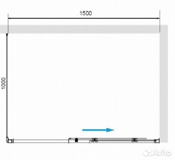 Душевой уголок RGW Passage PA-177B 150x100