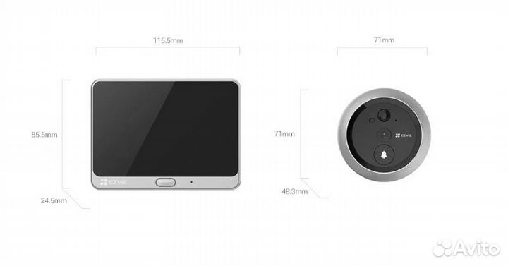 Видеоглазок wifi. Видеодомофон wi-fi