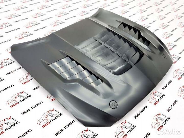 Капот на Ford Mustang в стиле GT 500 KR 14-17гг