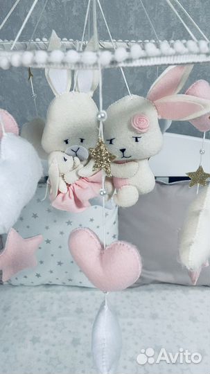 Мобиль из фетра