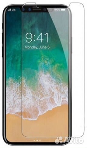 Защитное стекло (2,5D) на iPhone X (прозрачное)