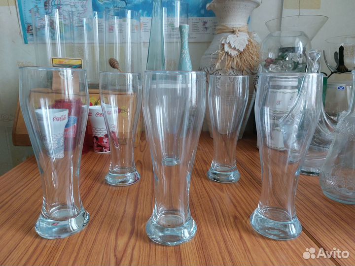 Фужеры, рюмки, бокалы, графины, кружки пивные СССР