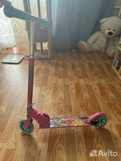 Самокат детский двухколесный для девочки