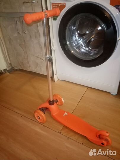 Самокат детский трехколесный бу