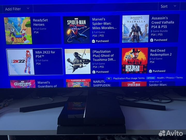 Sony PS4 500gb / подписка 50 игр / гарантия