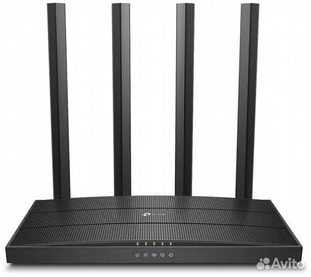 Wi-Fi роутер TP-link Archer C6U, AC1200, черный