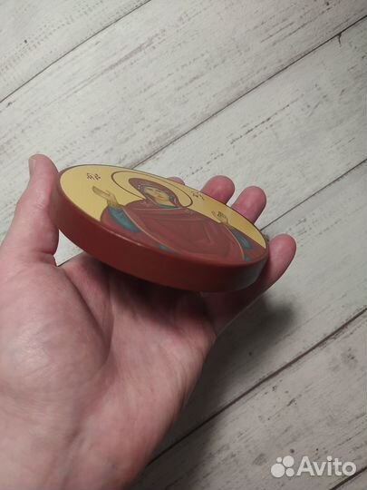 Рукописная икона Богородица Оранта