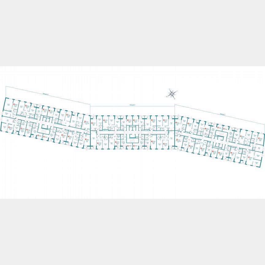 3-к. квартира, 64,3 м², 5/18 эт.
