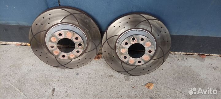 Тормозные диски audi q7 4l. Перед-зад