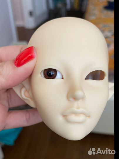 Глаза для кукол бжд, 14 мм, стеклянные, карие