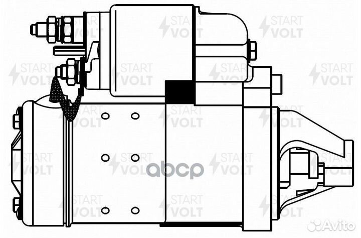 Стартер fiat albea/doblo 03- 1.4i 1.4кВт LST161