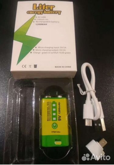 Перезаряжаемая батарейка типа 