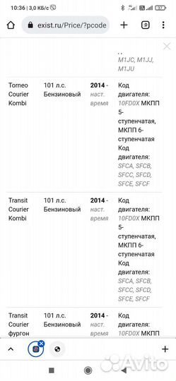 Комплект сцепления Ford 3000950075