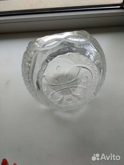 Корзинка для конфет. хрусталь. СССР