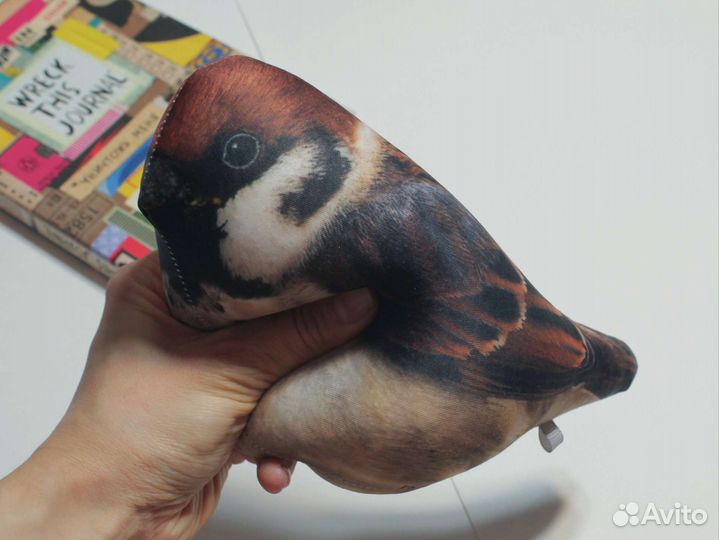 Игрушка воробей, антистресс набор