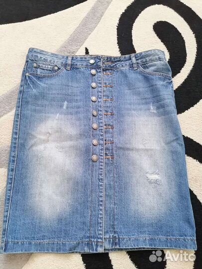 Джинсовое платье и юбка