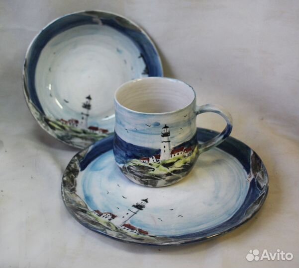 Чашка ручной работы