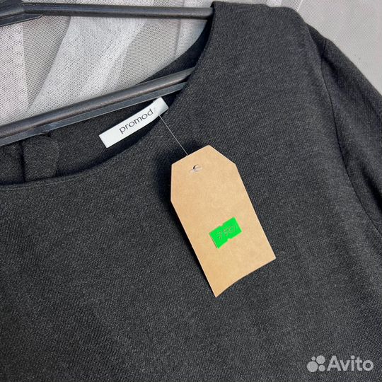 Платье Promod как новое S 42-44 серое