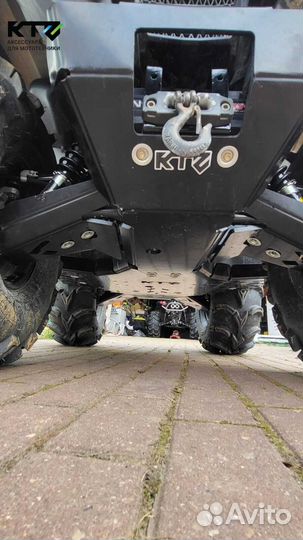Защита днища на квадроцикл Yamaha Grizzli 550 700