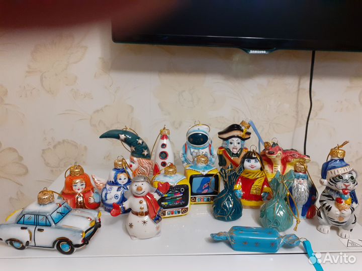 Ёлочные игрушки Лефортовский фарфор