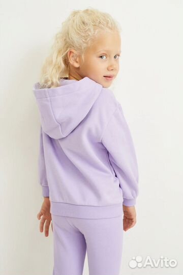 Толстовка для девочки с капюшоном 98 размер