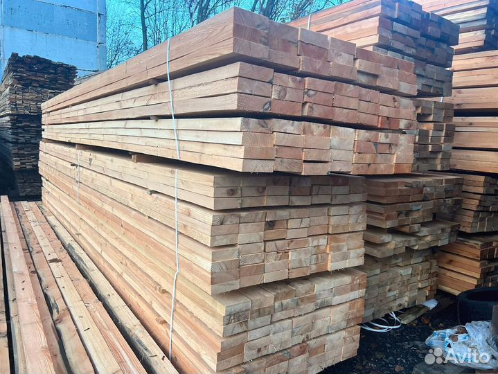 Доска обрезная 50х100х6000мм с доставкой