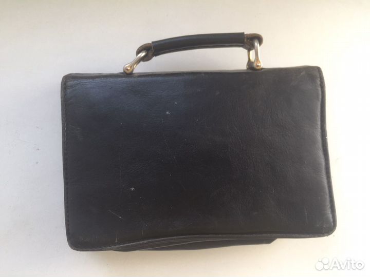 Барсетка кожаная мужская