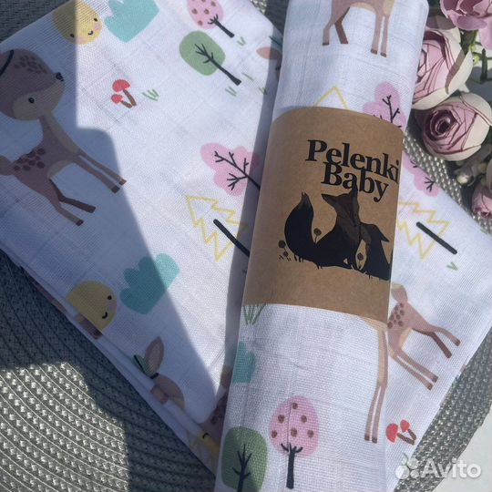 Пеленки муслиновые новые опт и розница