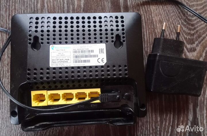 Wi-Fi Роутер Ростелеком Sagemcom Fast 1744 v4