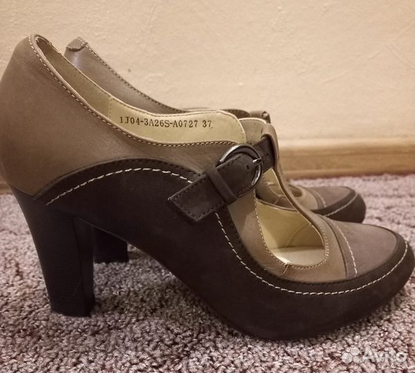 Туфли женские 37 размер коричневые