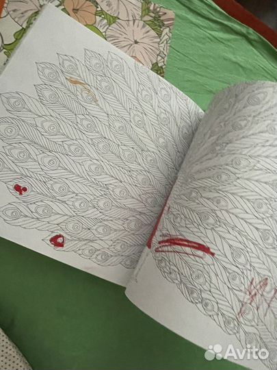 Раскраски антистресс набором 2 шт бу