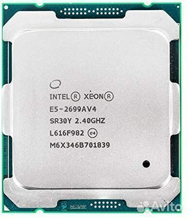 Intel Xeon E5-2699Av4 22 core 2.4-3.6GHz