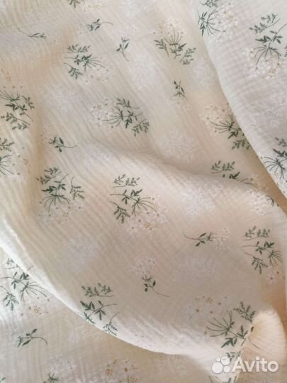 Ткань Муслин двухслойный жатый Китай