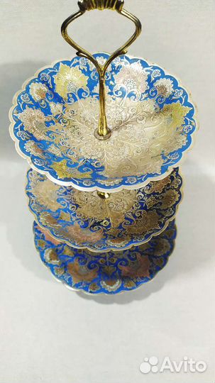 Ваза для фруктов, конфет. Индия. Винтаж