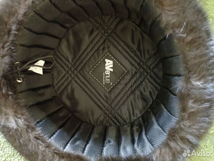 Норковая шапка мужская