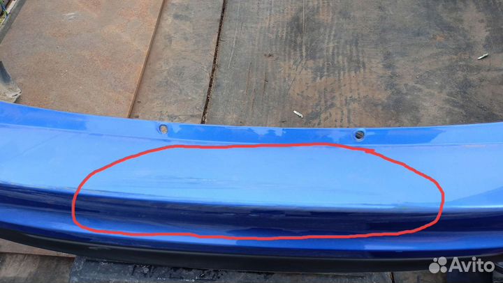 Бампер задний гранта