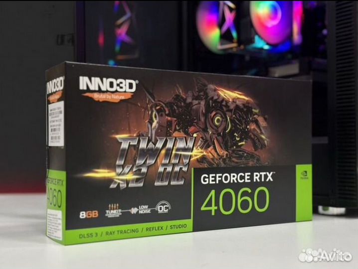 Новый Игровой Пк RTX4060 8G 16G озу Ryzen 5 5600X