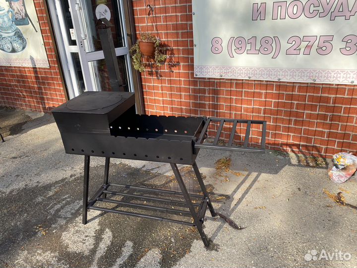 Мангал, Мангал с печкой под казан
