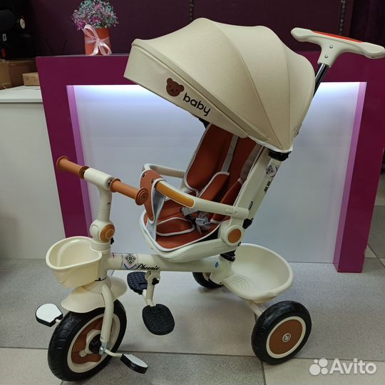 Велосипед Феникс мишка бежевый