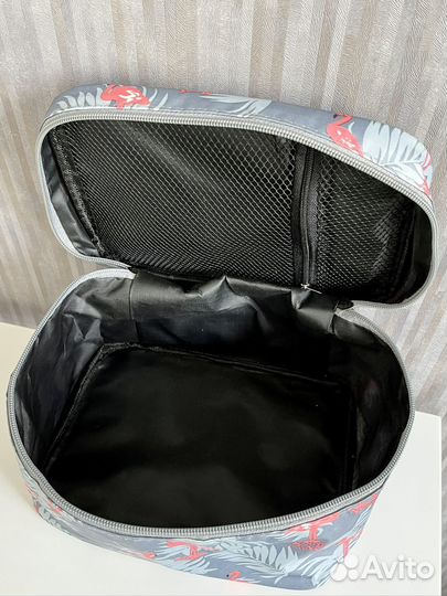 Косметичка непромокаемая большая flamingo