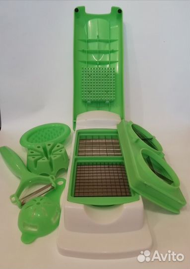 Терка для овощей с контейнером ручная, Овощерезка