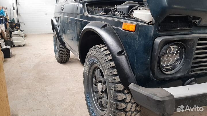 Расширители арок Нива 2121, разрезанные арки