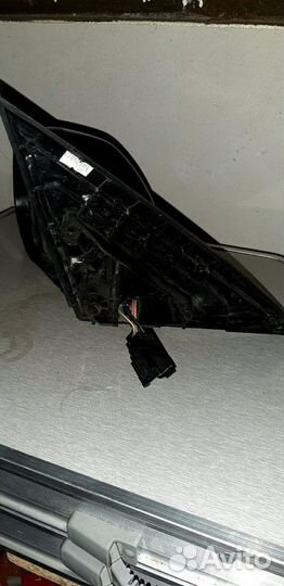 Боковое зеркало левое с поворотником на шевроле эп