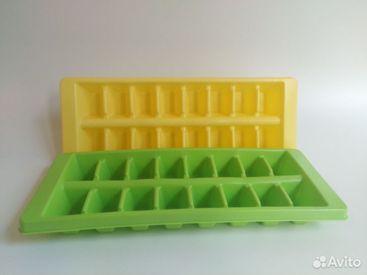 Контейнер форма для льда 2 шт пластик качество