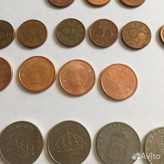 Шведские монеты