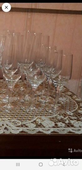 Фужеры, вазы, хрусталь