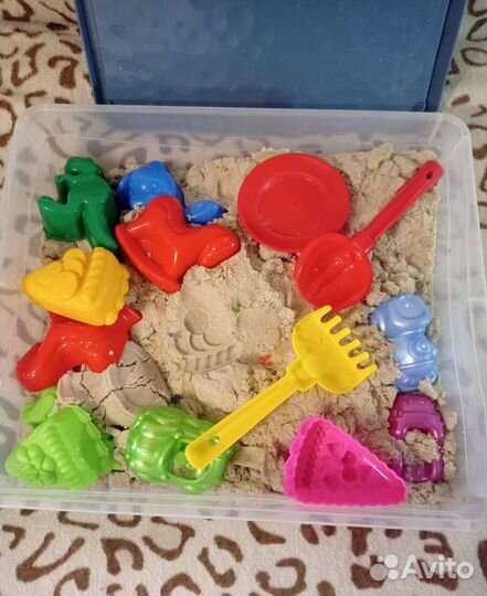 Кинетический песок, наборы для творчества