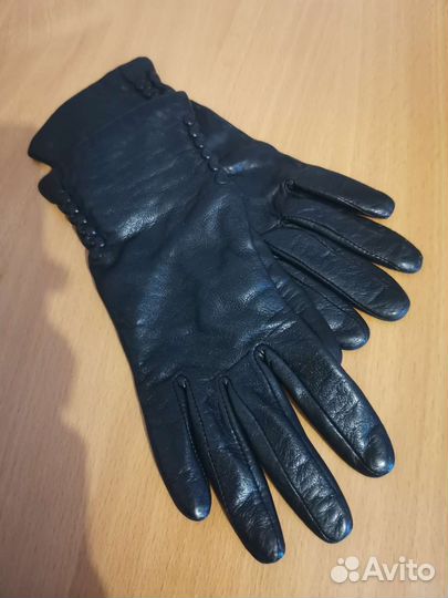Перчатки кожаные женские, р. 6.5